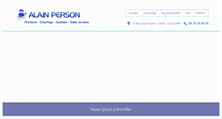 Desktop Screenshot of alainperson.com